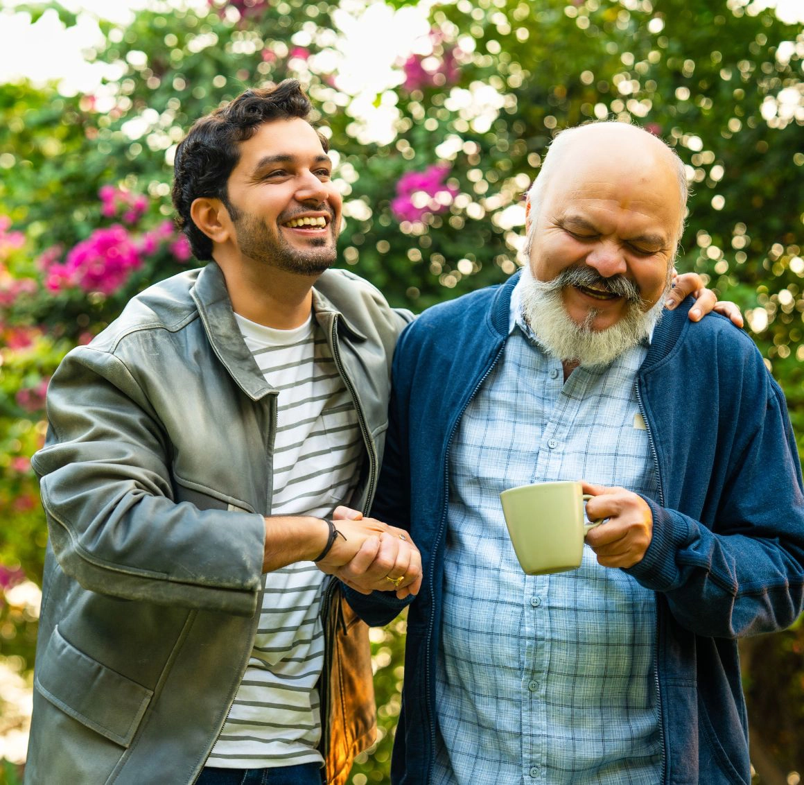 caregiver with senior